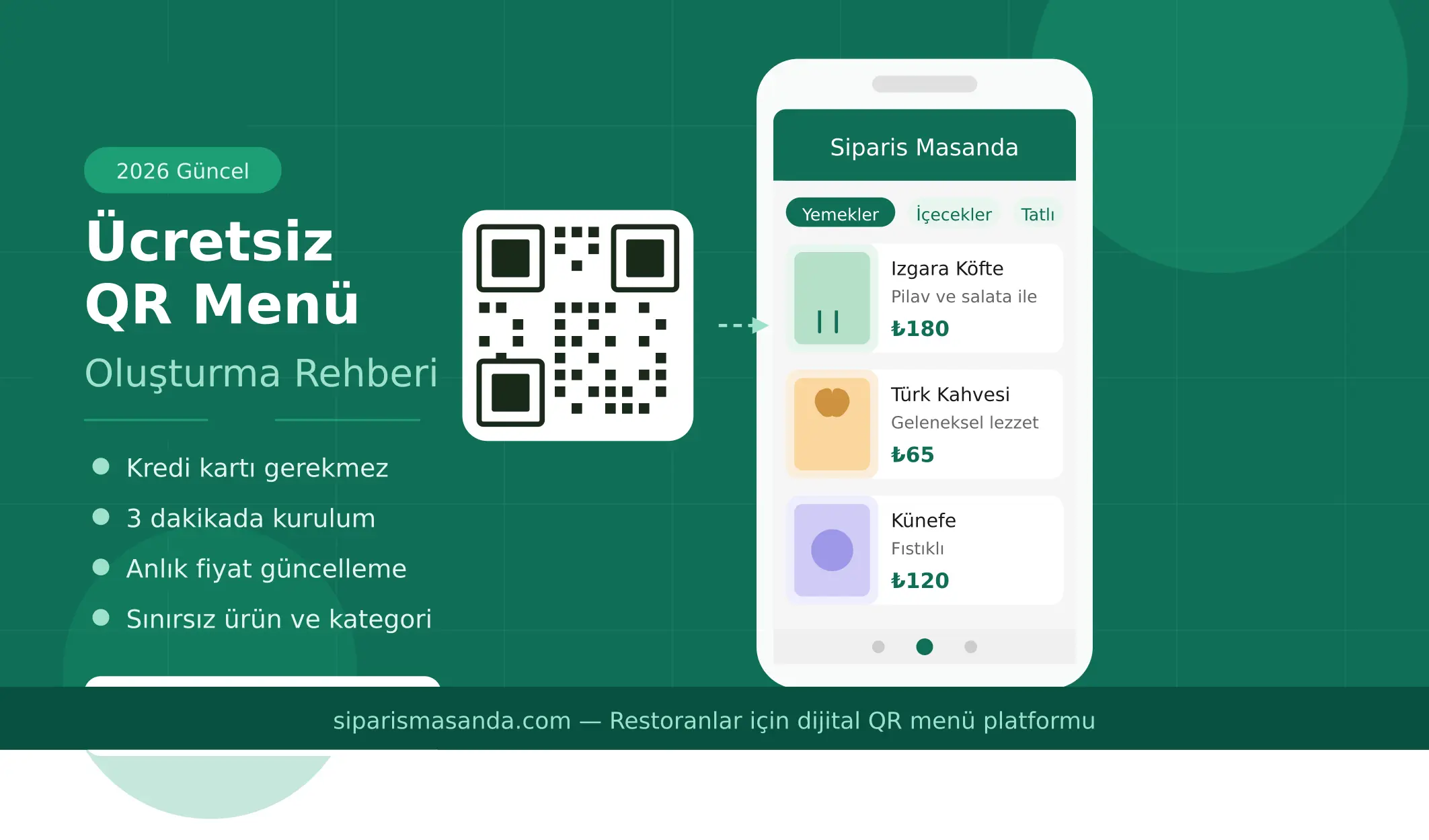 Ücretsiz QR Menü Oluşturma: 2026'da Hangi Platform En İyisi?